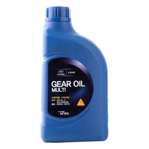 Олива трансмисійне mobis hyundai kia gear oil multi 80w-90 gl-5 1л